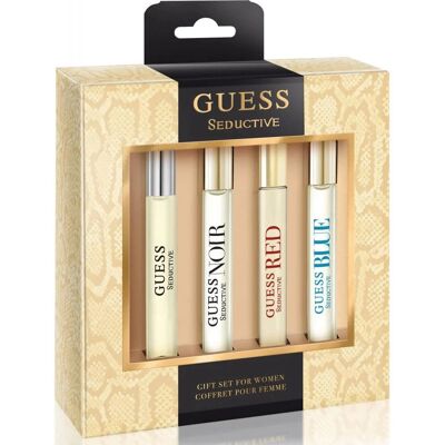 Guess Edt Mini Set - Seductive, Noir, Red, Blue - Fragrance Set Guess Edt Mini Set - Seductive, Noir, Red, Blue - Fragrance Set