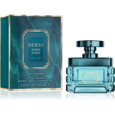 Guess Uomo Acqua - Eau de Toilette - Agrumi freschi e legni - 30ml Guess Uomo Acqua - Eau de Toilette - Agrumi freschi e legni - 30ml