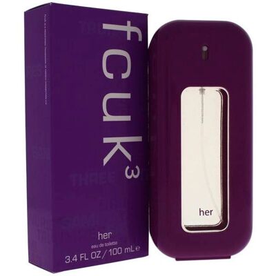 French Connection Fcuk 3 Eau de Toilette - Pomarańczowy - 100ml French Connection Fcuk 3 Eau de Toilette - Pomarańczowy - 100ml
