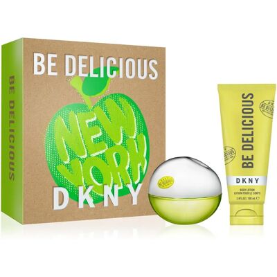 DKNY Be Delicious 30ml EDP & 100ml Kroppslotion Gavesett DKNY Be Delicious 30ml EDP & 100ml Kroppslotion Gavesett