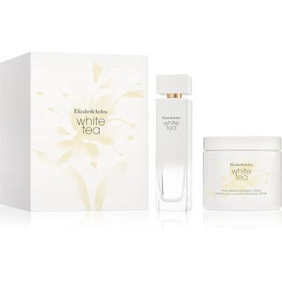 Elizabeth Arden White Tea Lahja Setti - Eau de Toilette 100ml + Kehäkermä 400ml Elizabeth Arden White Tea Lahja Setti - Eau de Toilette 100ml + Kehäkermä 400ml