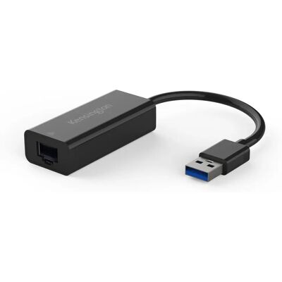 Kensington UA0000E USB 3.0 Ethernet Adapter - Schwarz - Ethernet Adapter Kensington UA0000E USB 3.0 Ethernet Adapter - Schwarz - Ethernet Adapter
