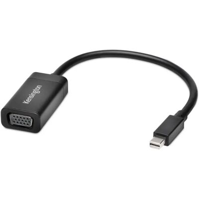 Adaptateur Mini DisplayPort à VGA Kensington VM1000 - Noir Adaptateur Mini DisplayPort à VGA Kensington VM1000 - Noir
