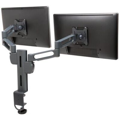 Soporte de doble monitor Kensington SmartFit - Hasta 24" - Titanio Soporte de doble monitor Kensington SmartFit - Hasta 24" - Titanio