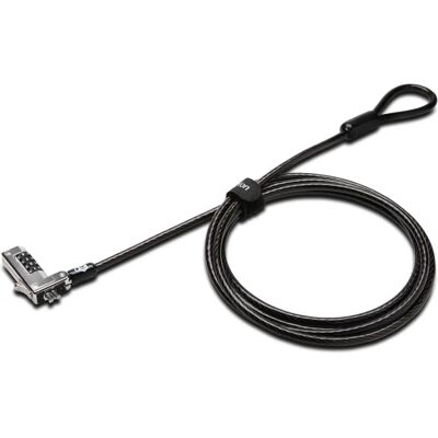 Kensington Slim NanoSaver Kabellås - Sort Kensington Slim NanoSaver Kabellås - Sort