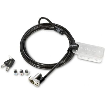 Kensington K62318WW Carbon Silver 1.8 m Laptop Lock Kensington K62318WW Carbon Silver 1.8 m Laptop Lock