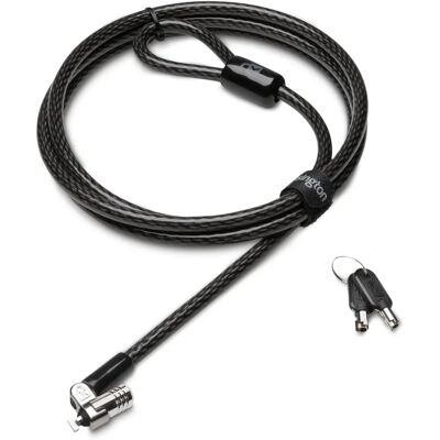 Serratura Kensington MicroSaver 2.0 - Cavo di sicurezza - Nero, Argento Serratura Kensington MicroSaver 2.0 - Cavo di sicurezza - Nero, Argento