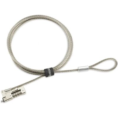 Kensington NanoSaver 2.0 EQ Stål Sølv 1,8 m Kabellås - Kabellås Kensington NanoSaver 2.0 EQ Stål Sølv 1,8 m Kabellås - Kabellås