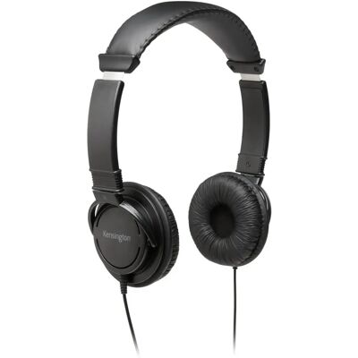 Kensington K97602WW Kabelowe over-ear słuchawki - Mikrofon Kensington K97602WW Kabelowe over-ear słuchawki - Mikrofon