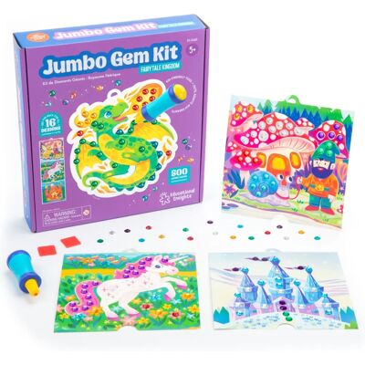 Learning Resources 1540 Jouet d'art et d'artisanat - Kit de Gemmes Jumbo pour Enfants Learning Resources 1540 Jouet d'art et d'artisanat - Kit de Gemmes Jumbo pour Enfants
