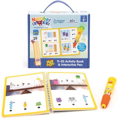 Learning Resources Hot Dots Numberblocks 11-20 Activity Book & Interactive Pen - Educational Toy Learning Resources Hot Dots Numberblocks 11-20 Activity Book & Interactive Pen - Educational Toy