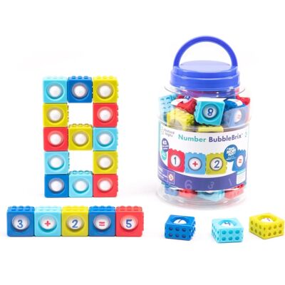 Educational Insights BubbleBrix - Numery - Zabawa sensoryczna Educational Insights BubbleBrix - Numery - Zabawa sensoryczna