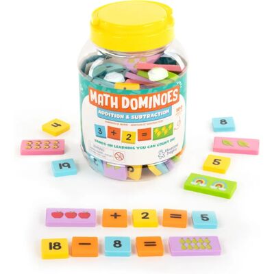 Learning Resources Domino Matematici - Addizione e Sottrazione - Gioco da Tavolo Learning Resources Domino Matematici - Addizione e Sottrazione - Gioco da Tavolo