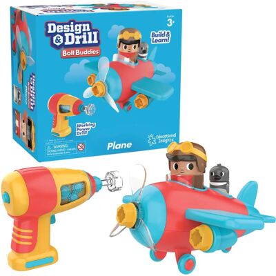 Learning Resources Design & Drill Bolt Buddies Aereo - Set da costruzione per bambini Learning Resources Design & Drill Bolt Buddies Aereo - Set da costruzione per bambini