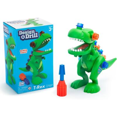 Learning Resources Design & Drill T-Rex Dinosaur Take Apart Toy mit 12 Teilen - STEM Spielzeug Learning Resources Design & Drill T-Rex Dinosaur Take Apart Toy mit 12 Teilen - STEM Spielzeug