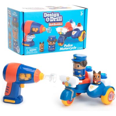 Educational Insights EI-4190 Police Motorcycle - STEM Toy for Ages 3-7 Educational Insights EI-4190 Police Motorcycle - STEM Toy for Ages 3-7