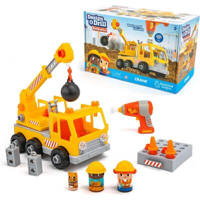 Learning Resources Conception et Perceuse Bolt Buddies Grue Jouet à Démontage Learning Resources Conception et Perceuse Bolt Buddies Grue Jouet à Démontage