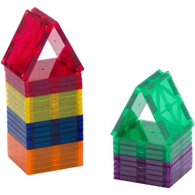 Playmags Magnetiska Tegelset - 30 Delar Kreativ Byggsats Playmags Magnetiska Tegelset - 30 Delar Kreativ Byggsats