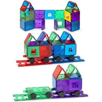Playmags 50-delig Accessoire Set - Sterkere Magneten, Stevig, Duurzaam Playmags 50-delig Accessoire Set - Sterkere Magneten, Stevig, Duurzaam
