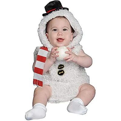 DRESS UP AMERICA - Snögubbe babydräkt - Bianco - Baby - costume DRESS UP AMERICA - Snögubbe babydräkt - Bianco - Baby - costume