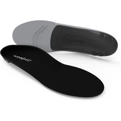 Superfeet Black Insoles - Supportive Foot Arch, Trim to Fit, UK 8-9.5 - Insole Superfeet Black Insoles - Supportive Foot Arch, Trim to Fit, UK 8-9.5 - Insole