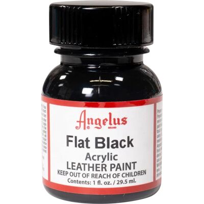 Tinta acrílica para couro Angelus - Preto Mate - Tinta Tinta acrílica para couro Angelus - Preto Mate - Tinta