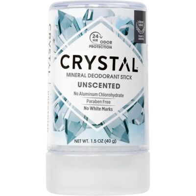 Déodorant minéral Crystal sans parfum - 40 g - Publicité Déodorant minéral Crystal sans parfum - 40 g - Publicité