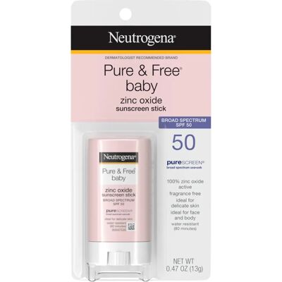 Neutrogena Baby SPF 50 Stick Solaire Minéral - Écran Solaire - Publicité Neutrogena Baby SPF 50 Stick Solaire Minéral - Écran Solaire - Publicité
