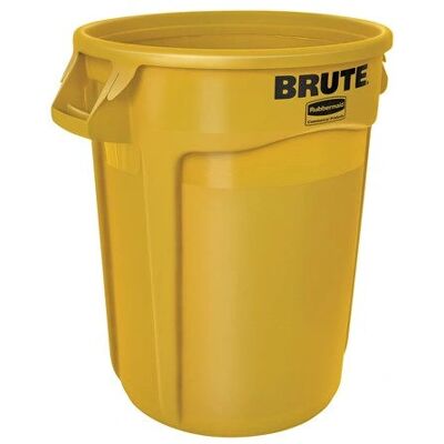 Rubbermaid - FG263200YEL Recipiente de Resíduos Amarelo - Recipiente Rubbermaid - FG263200YEL Recipiente de Resíduos Amarelo - Recipiente