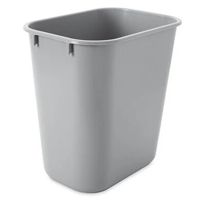 Conteneur à déchets gris Rubbermaid - Bureau & Hôpital - Publicité Conteneur à déchets gris Rubbermaid - Bureau & Hôpital - Publicité