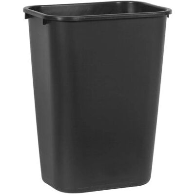 Rubbermaid VB 002957 Waste Container - 39L Rectangular Black Rubbermaid VB 002957 Waste Container - 39L Rectangular Black