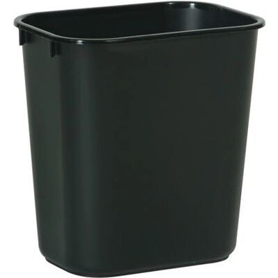 Rubbermaid FG295500BLA Contenedor de Basura - Rectangular Negro Rubbermaid FG295500BLA Contenedor de Basura - Rectangular Negro