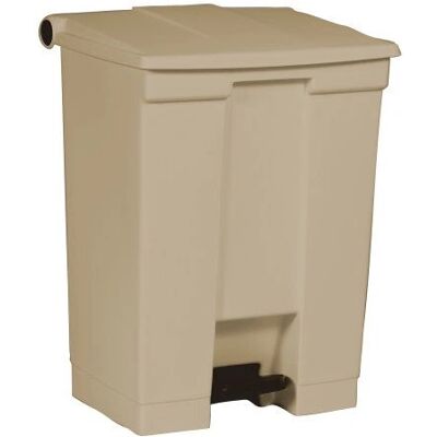 Secchio della spazzatura con pedale Rubbermaid Beige 68L - Contenitore rifiuti Secchio della spazzatura con pedale Rubbermaid Beige 68L - Contenitore rifiuti