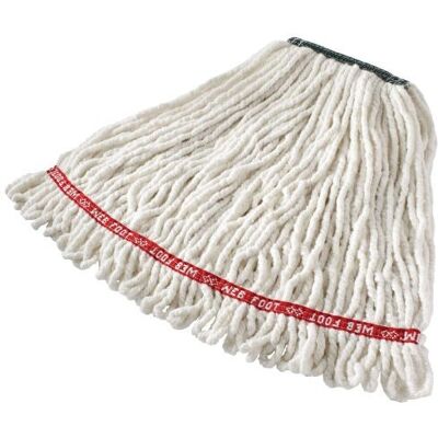 Rubbermaid FGA21206WH00 Tête de Mop Blanche - Accessoire de Balai - Publicité Rubbermaid FGA21206WH00 Tête de Mop Blanche - Accessoire de Balai - Publicité