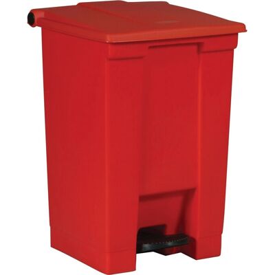 Rubbermaid Vermelho 45L Pedal Lixeira - Lixeira de pedal Rubbermaid Vermelho 45L Pedal Lixeira - Lixeira de pedal