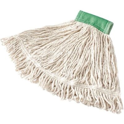 Rubbermaid FGD25206WH00 White 5in Cotton Mop head Rubbermaid FGD25206WH00 White 5in Cotton Mop head