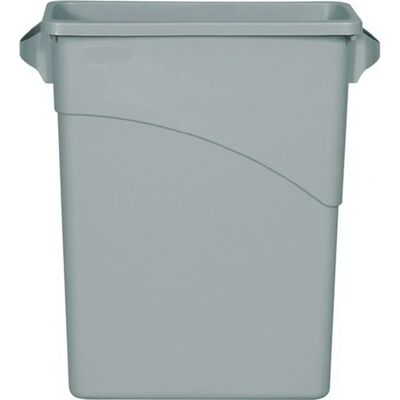 Conteneur de recyclage Slim Jim Gris Clair Rubbermaid - Publicité Conteneur de recyclage Slim Jim Gris Clair Rubbermaid - Publicité