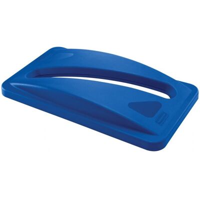 Rubbermaid Blaues Deckel für Slim Jim Mülleimer - Recycling Zubehör Rubbermaid Blaues Deckel für Slim Jim Mülleimer - Recycling Zubehör