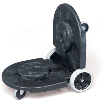 Carro de transporte Rubbermaid Marca DUO - Rodas giratórias e fixas para BRUTE Carro de transporte Rubbermaid Marca DUO - Rodas giratórias e fixas para BRUTE