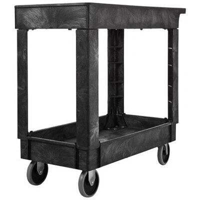 Rubbermaid FG9T6600BLA Food Service Cart - Black Rubbermaid FG9T6600BLA Food Service Cart - Black