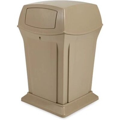 Rubbermaid - FG917188BEIG - Beige - 170 L - Bote de basura Rubbermaid - FG917188BEIG - Beige - 170 L - Bote de basura