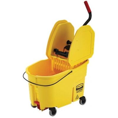Rubbermaid FG757688YEL Geel Mop Emmer - Commercieel Rubbermaid FG757688YEL Geel Mop Emmer - Commercieel