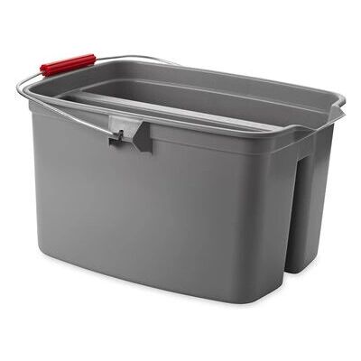 Rubbermaid Dupla vödör, 18 liter, PP, szürke - Dupla vödör Rubbermaid Dupla vödör, 18 liter, PP, szürke - Dupla vödör