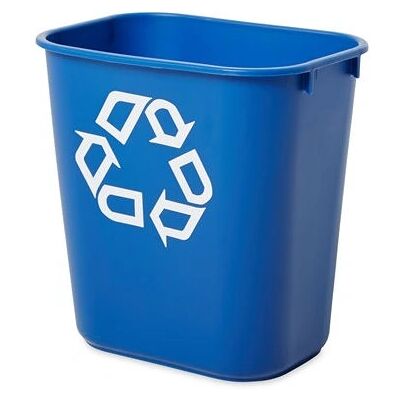 Rubbermaid Model VB 002955 Rechthoekige afvalbak - 12,9L Rubbermaid Model VB 002955 Rechthoekige afvalbak - 12,9L