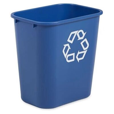 Rubbermaid Modell 2956-73-BLU Abfallbehälter - Rechteckig Blau Rubbermaid Modell 2956-73-BLU Abfallbehälter - Rechteckig Blau