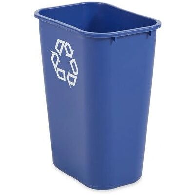 Rubbermaid FG295773BLUE Abfalleimer - Rechteckig, Blau, 39L Rubbermaid FG295773BLUE Abfalleimer - Rechteckig, Blau, 39L