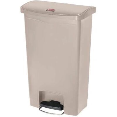 Rubbermaid Slim Jim Fußtritt Mülleimer 30 L - Beige Rubbermaid Slim Jim Fußtritt Mülleimer 30 L - Beige