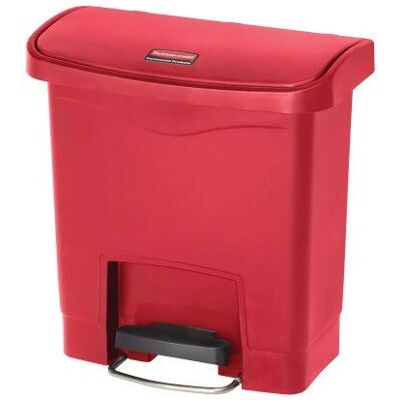 Rubbermaid 1883563 Roter rechteckiger Kunststoffmülleimer 15L Rubbermaid 1883563 Roter rechteckiger Kunststoffmülleimer 15L