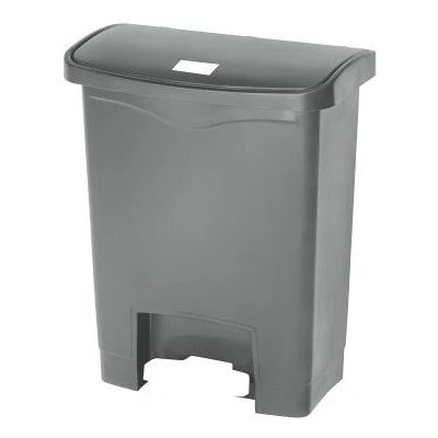 Secchio dell'immondizia con pedale Rubbermaid Slim Jim 30L - Grigio Secchio dell'immondizia con pedale Rubbermaid Slim Jim 30L - Grigio