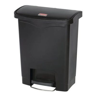 Poubelle à pédale Rubbermaid Slim Jim 30 L - Noire Poubelle à pédale Rubbermaid Slim Jim 30 L - Noire